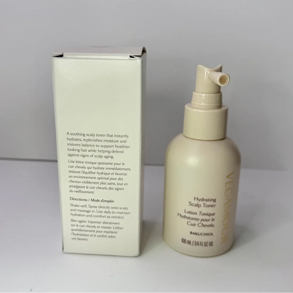 Vegamour Hydrating Scalp Toner Spray NEW in box Full Size
